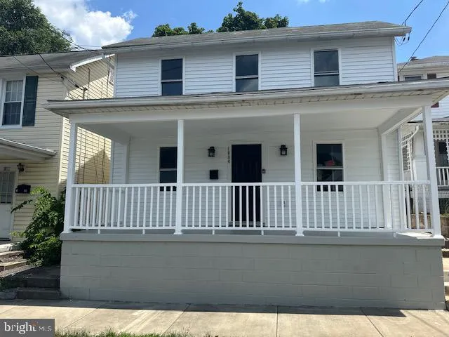 a view of a house with a balcony