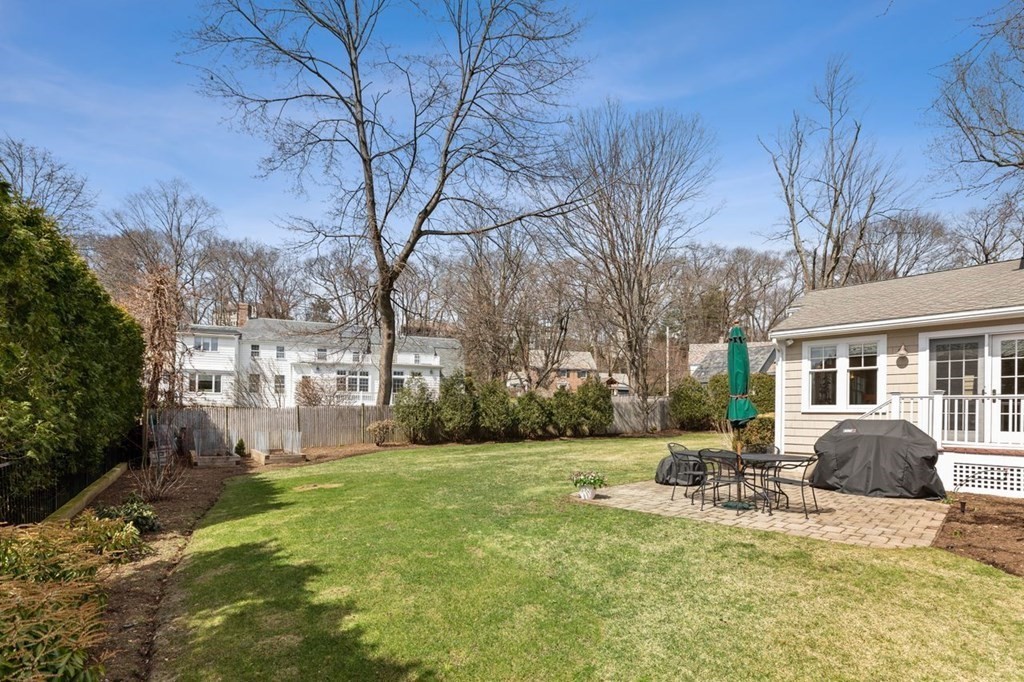 15 Gould Road Newton, MA 02468 - Photo 32 of 33 a view of a house with backyard and sitting area