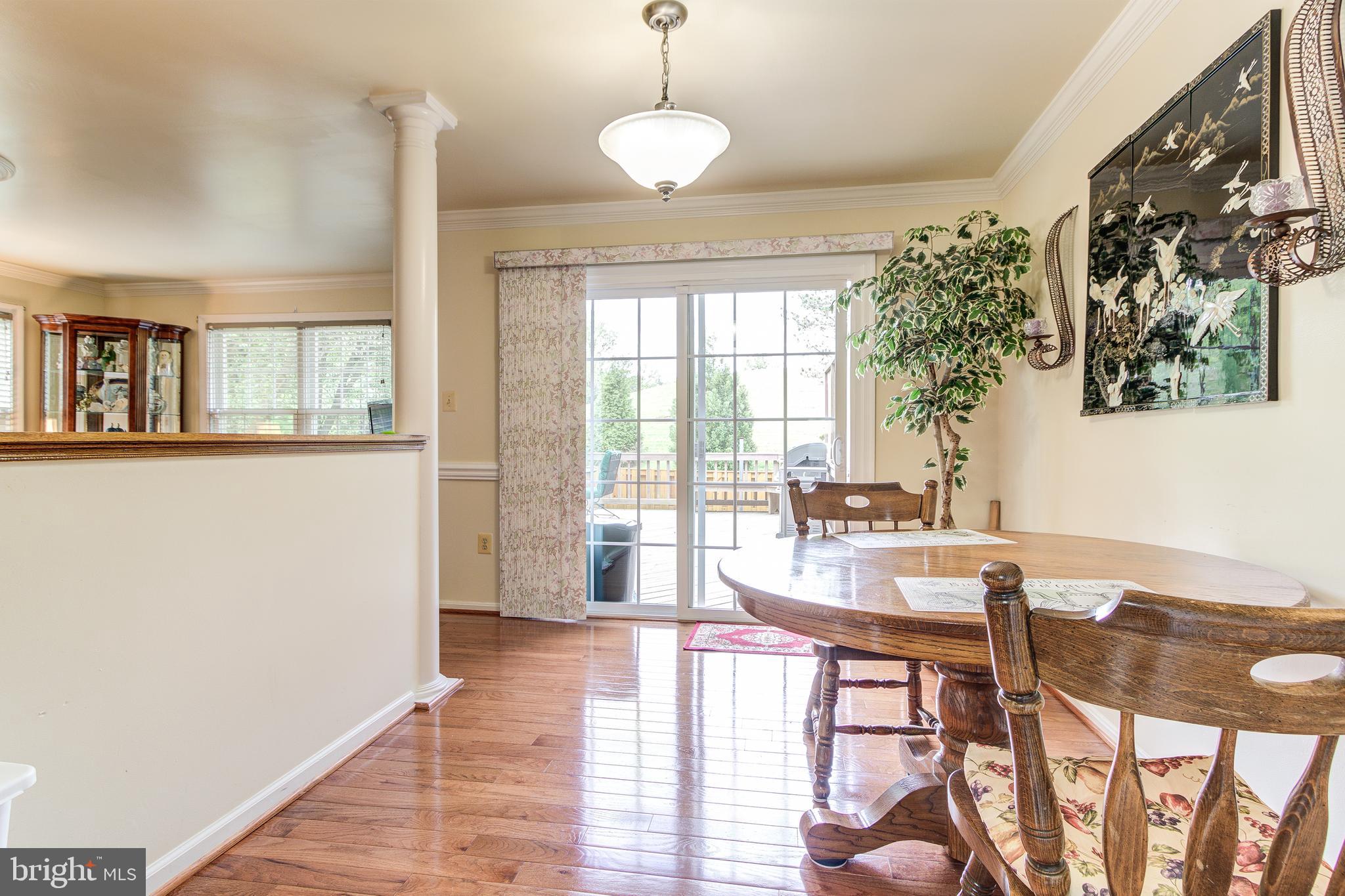 21787 Canfield Terrace Sterling, VA 20164 - Photo 16 of 46 Kitchen opens up to the breakfast area with views