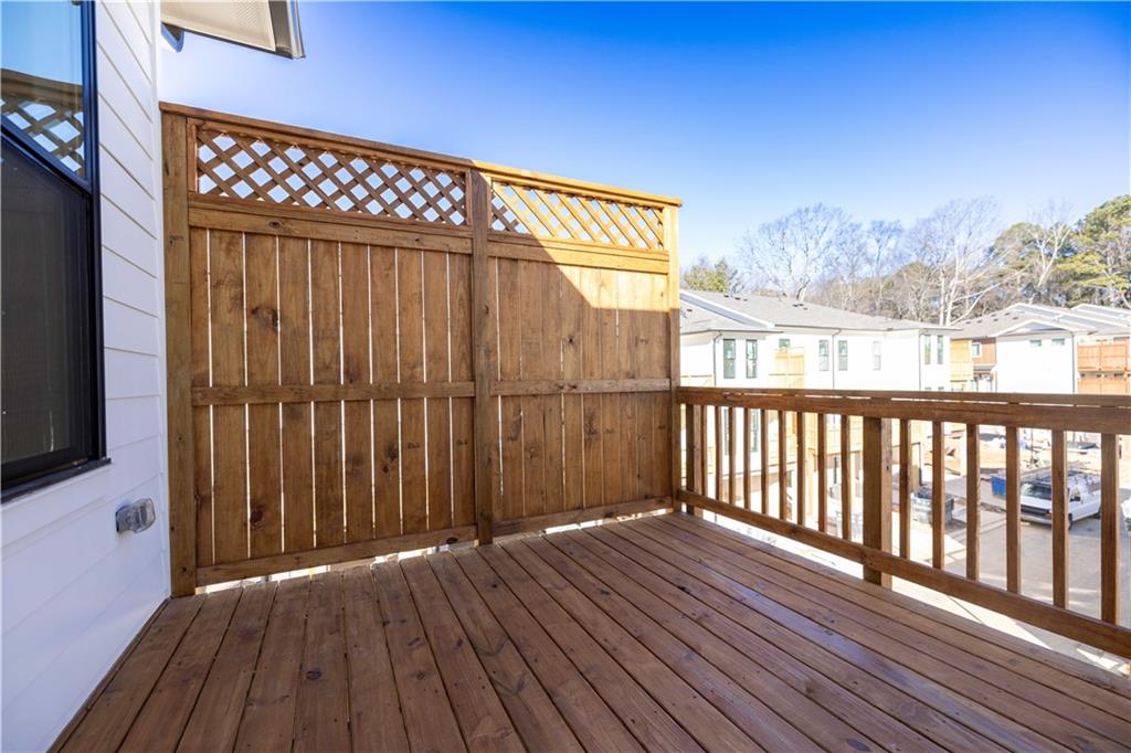 362 Olmstead Way, Unit 23 Alpharetta, GA 30022 - Photo 32 of 43 a view of wooden balcony