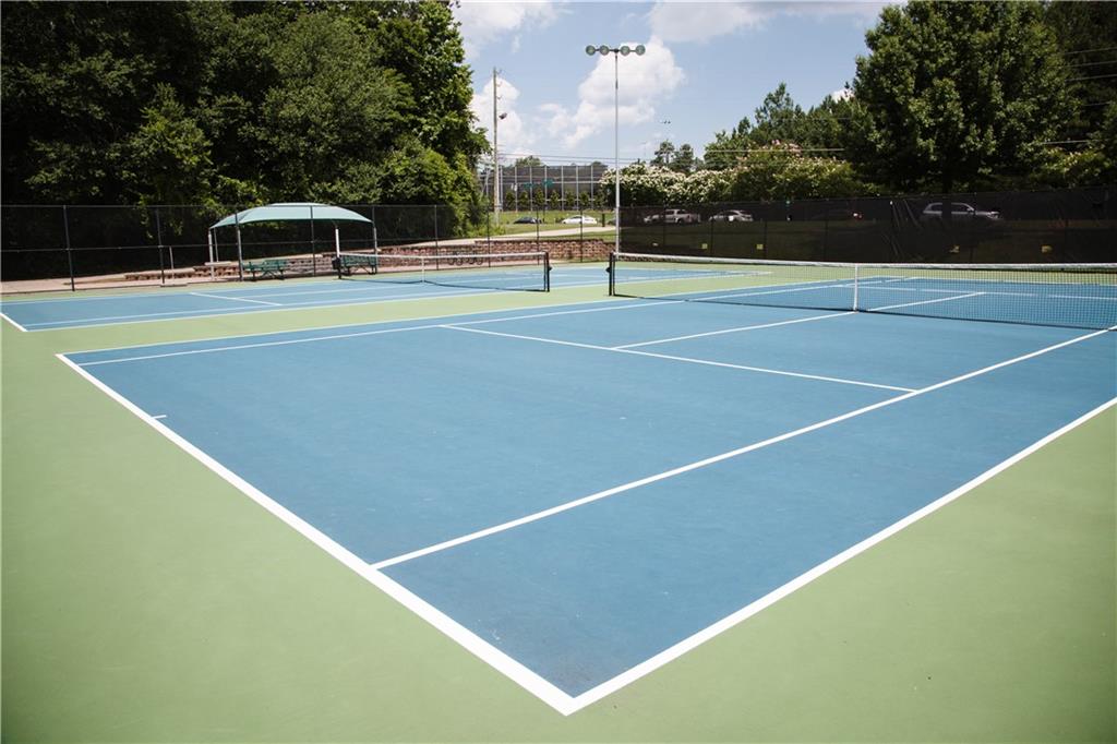 362 Olmstead Way, Unit 23 Alpharetta, GA 30022 - Photo 42 of 43 a view of a tennis court