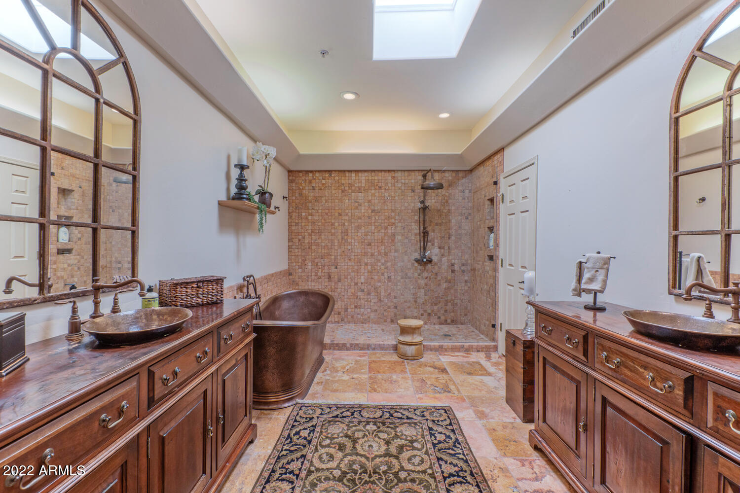 8100 East Camelback Road, Unit 39 Scottsdale, AZ 85251 - Photo 15 of 40 cameldale master bath with dual sinks in