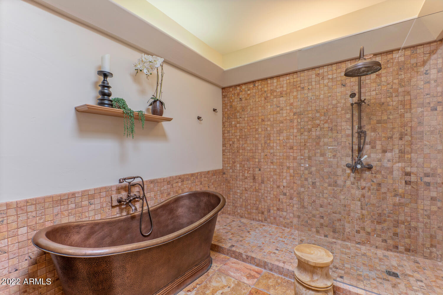 8100 East Camelback Road, Unit 39 Scottsdale, AZ 85251 - Photo 16 of 40 cameldale master bath with separate tub