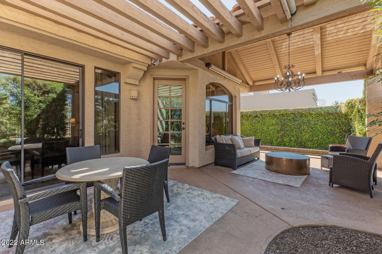 8100 East Camelback Road, Unit 39 Scottsdale, AZ 85251 - Photo 29 of 40 dining and living outdoor space