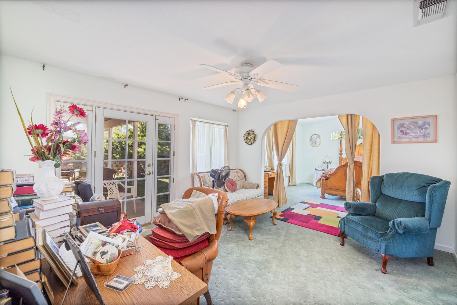 45544 Pine River Road Ahwahnee, CA 93601 - Photo 22 of 75 a living room with furniture and wooden floor