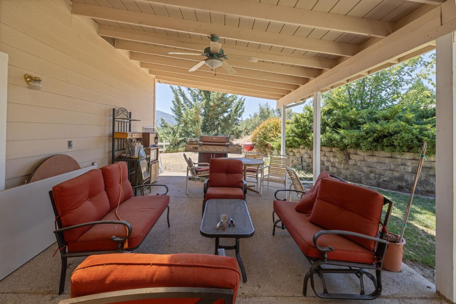 45544 Pine River Road Ahwahnee, CA 93601 - Photo 62 of 75 a outdoor living space with furniture and garden view