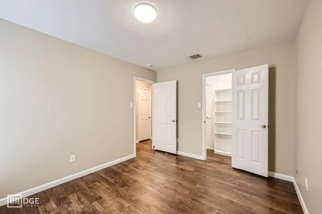 wooden floor in an empty room