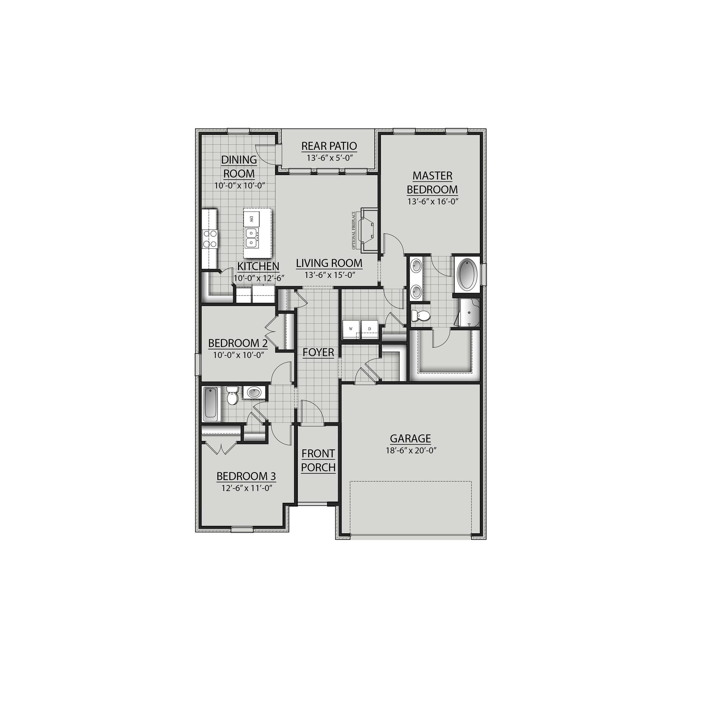 1396 Fenton Circle Foley, AL 36535 - Photo 14 of 14 Floor plan