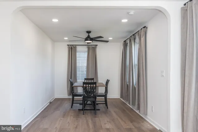 a kitchen with stainless steel appliances a refrigerator stove and microwave