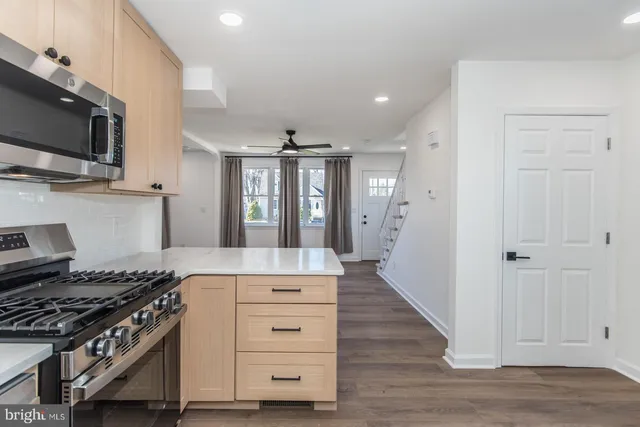 a view of an empty room