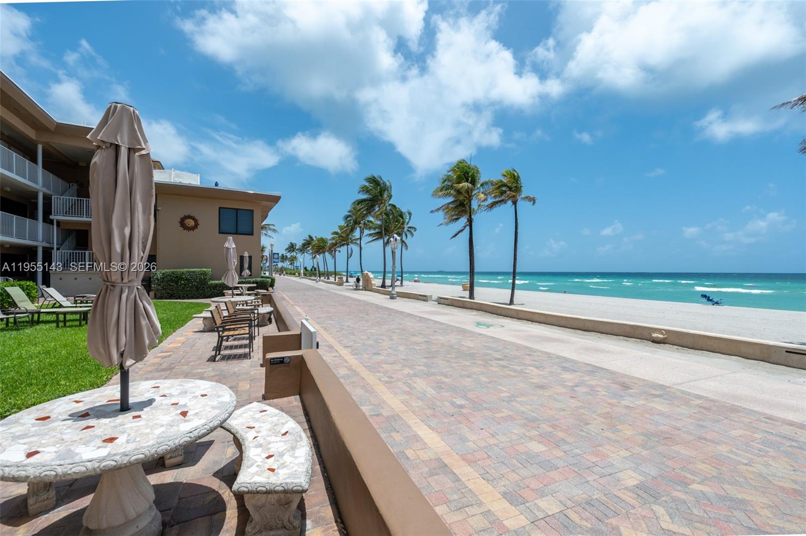 3300 North Surf Road, Unit 17A Hollywood, FL 33019 - Photo 22 of 24 a view of a house with backyard and sitting area