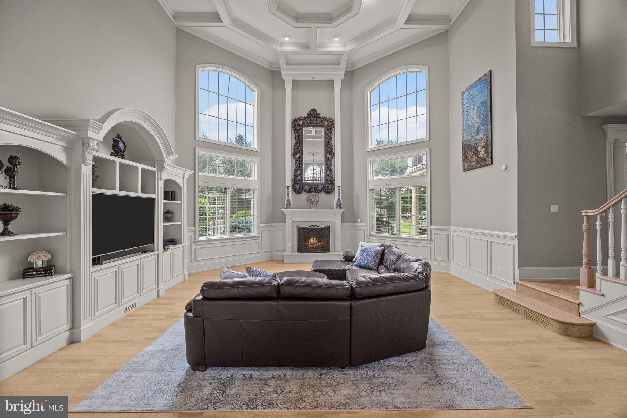 2 Aldans Way Newtown, PA 18940 - Photo 19 of 100 a living room with furniture tv and wooden floor