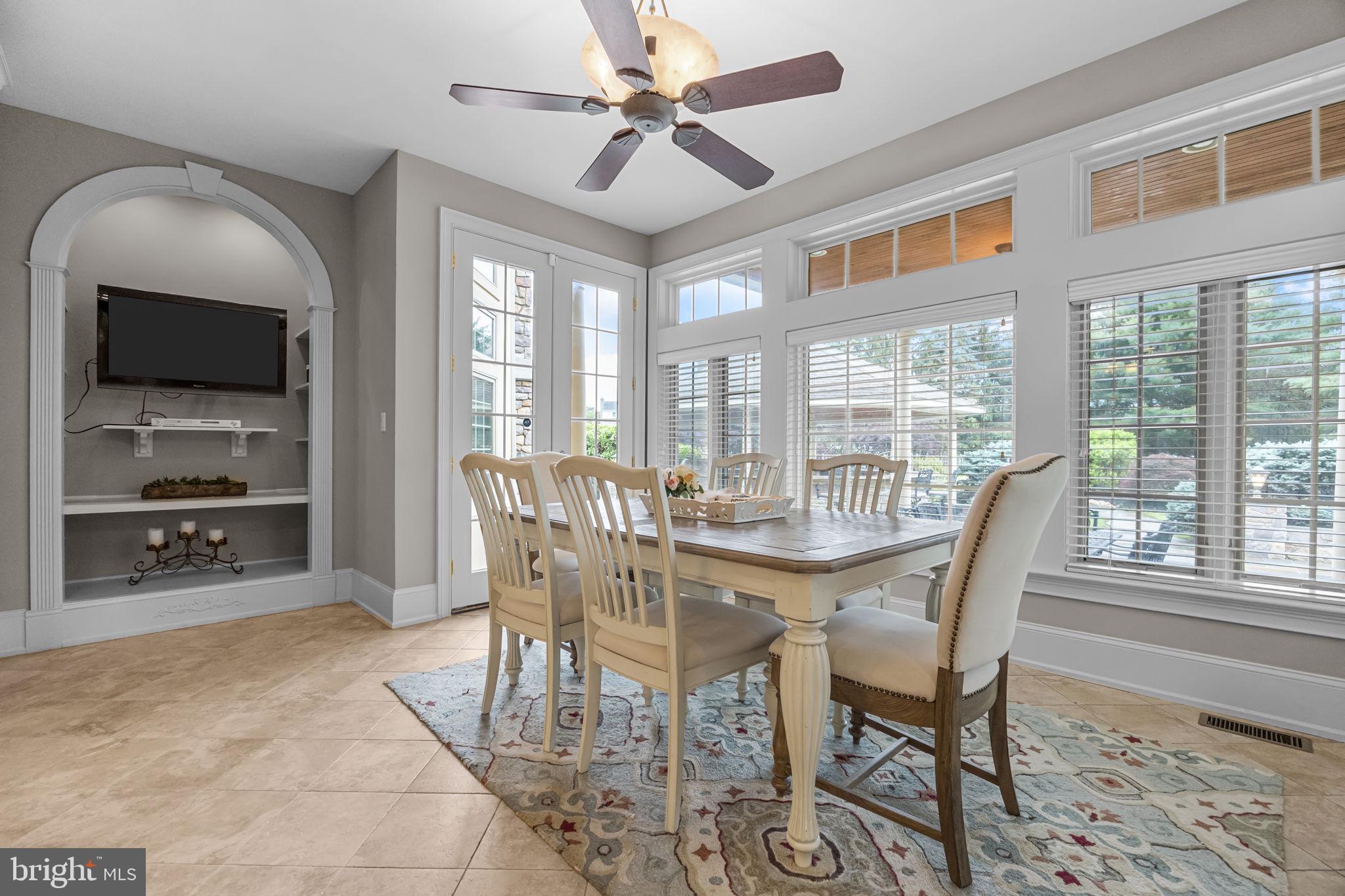 2 Aldans Way Newtown, PA 18940 - Photo 30 of 100 a view of a dining room with furniture window and outside view