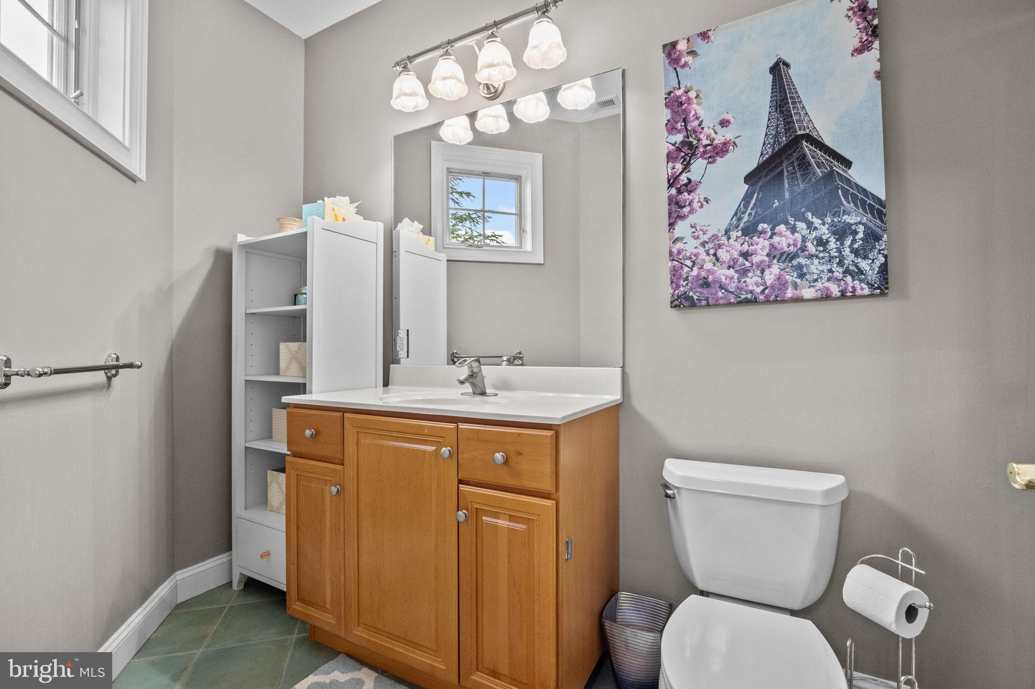 2 Aldans Way Newtown, PA 18940 - Photo 33 of 100 a bathroom with a toilet sink and mirror