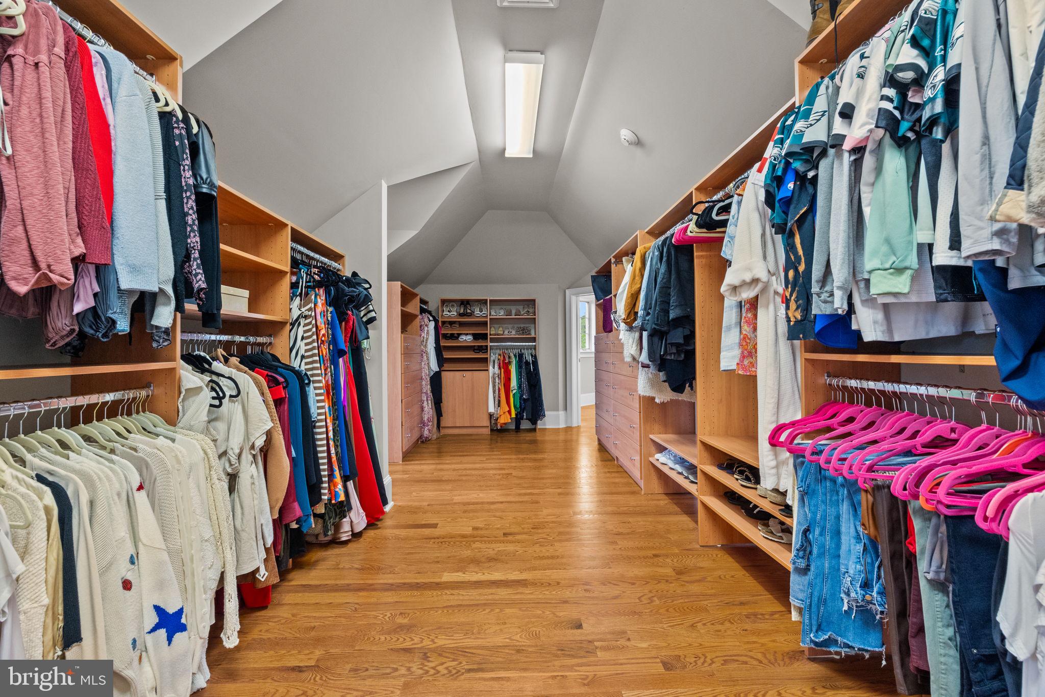 2 Aldans Way Newtown, PA 18940 - Photo 53 of 100 a view of a walk in closet with clothes and shoes