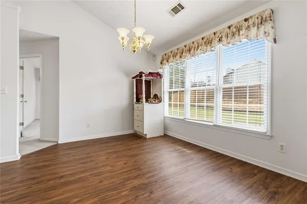 a view of workspace with a window