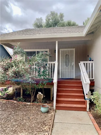 a view of outdoor space and deck