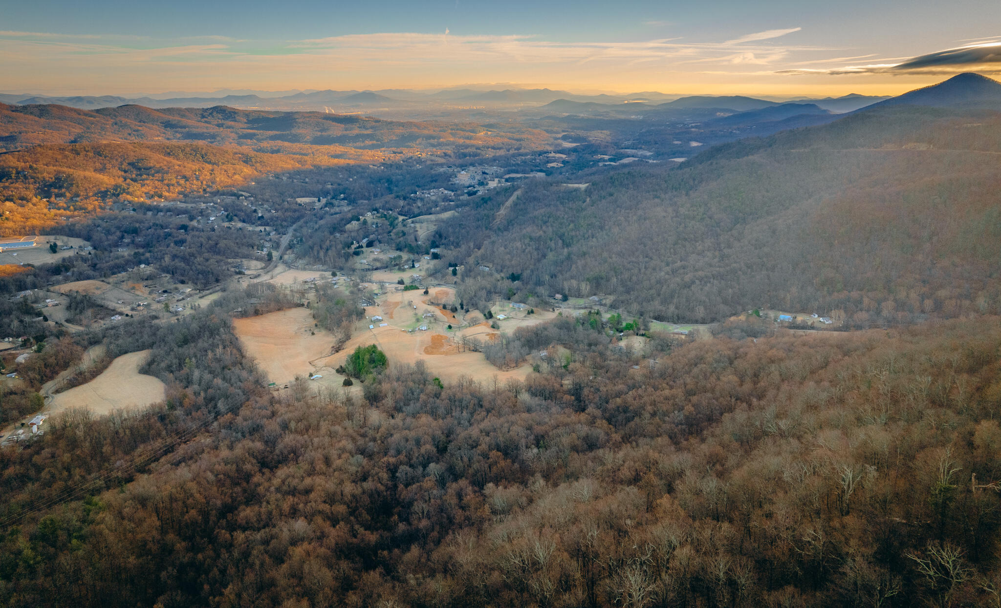 a view of lake with mountain