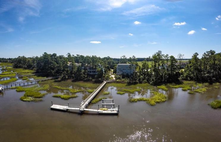 1770 Bergenfield Road Mount Pleasant, SC 29466 - Photo 39 of 43 Aerial View of Tommer Creek and House