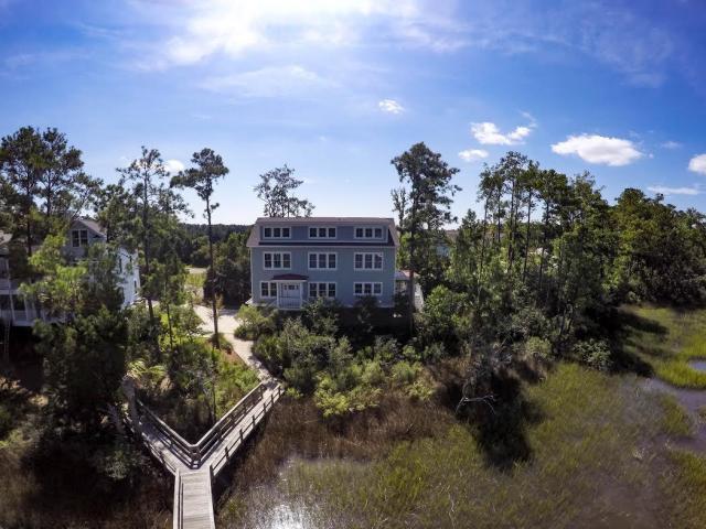 1770 Bergenfield Road Mount Pleasant, SC 29466 - Photo 41 of 43 Aerial View of Back of Home