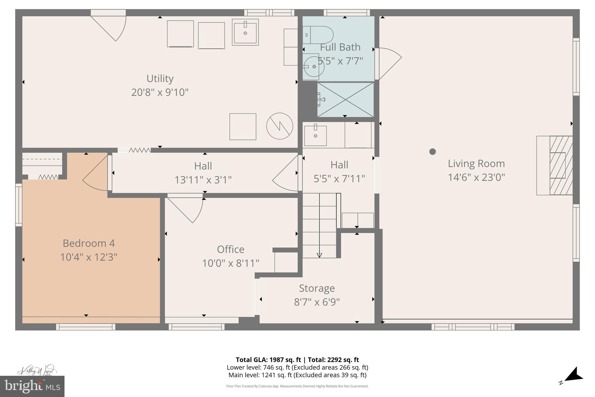 1219 Redcliffe Road Catonsville, MD 21228 - Photo 44 of 45 Floor Plan: Lower Level