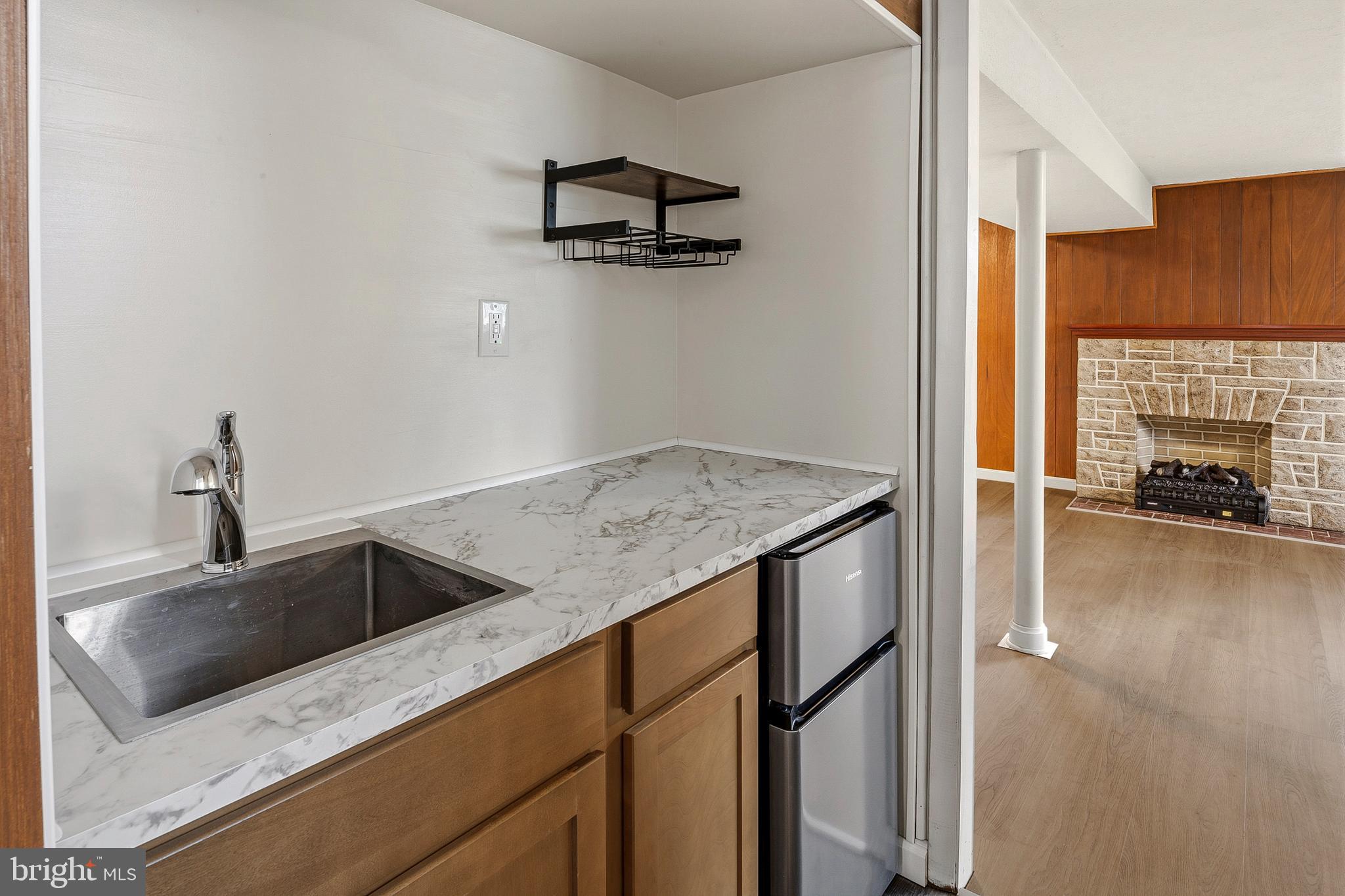 1219 Redcliffe Road Catonsville, MD 21228 - Photo 31 of 45 Wet Bar with Refrigerator
