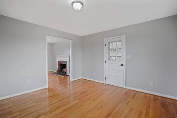 wooden floor in an empty room