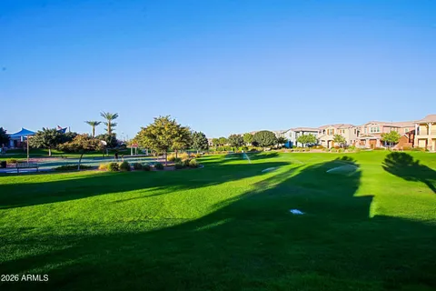 a view of outdoor space with seating area