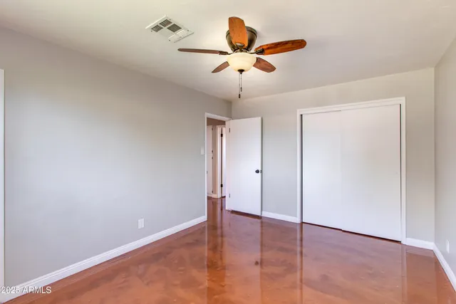 wooden floor in an empty room