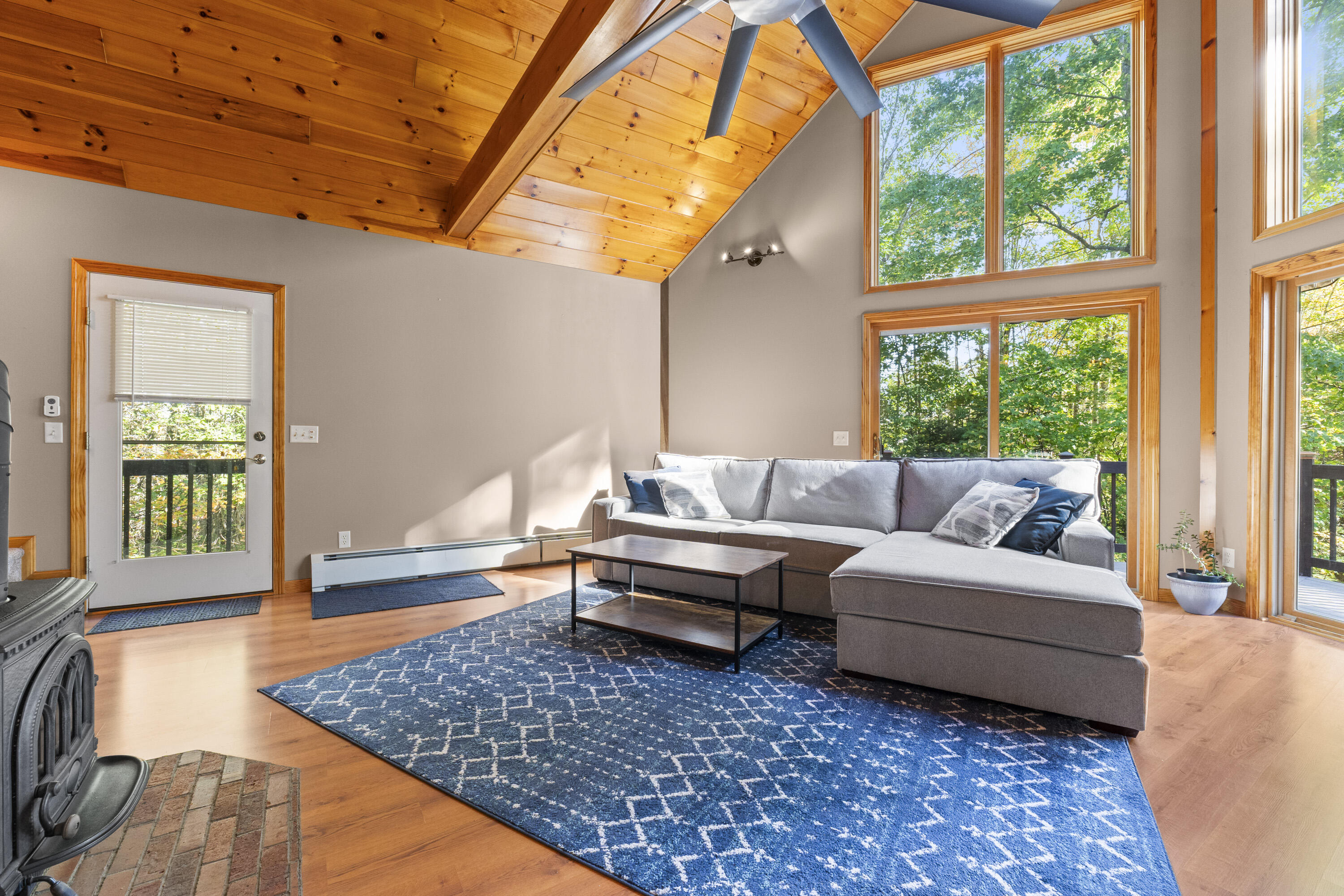 376 Bowdoinham Road Sabattus, ME 04280 - Photo 2 of 81 Door/Entry from Deck; Living Room