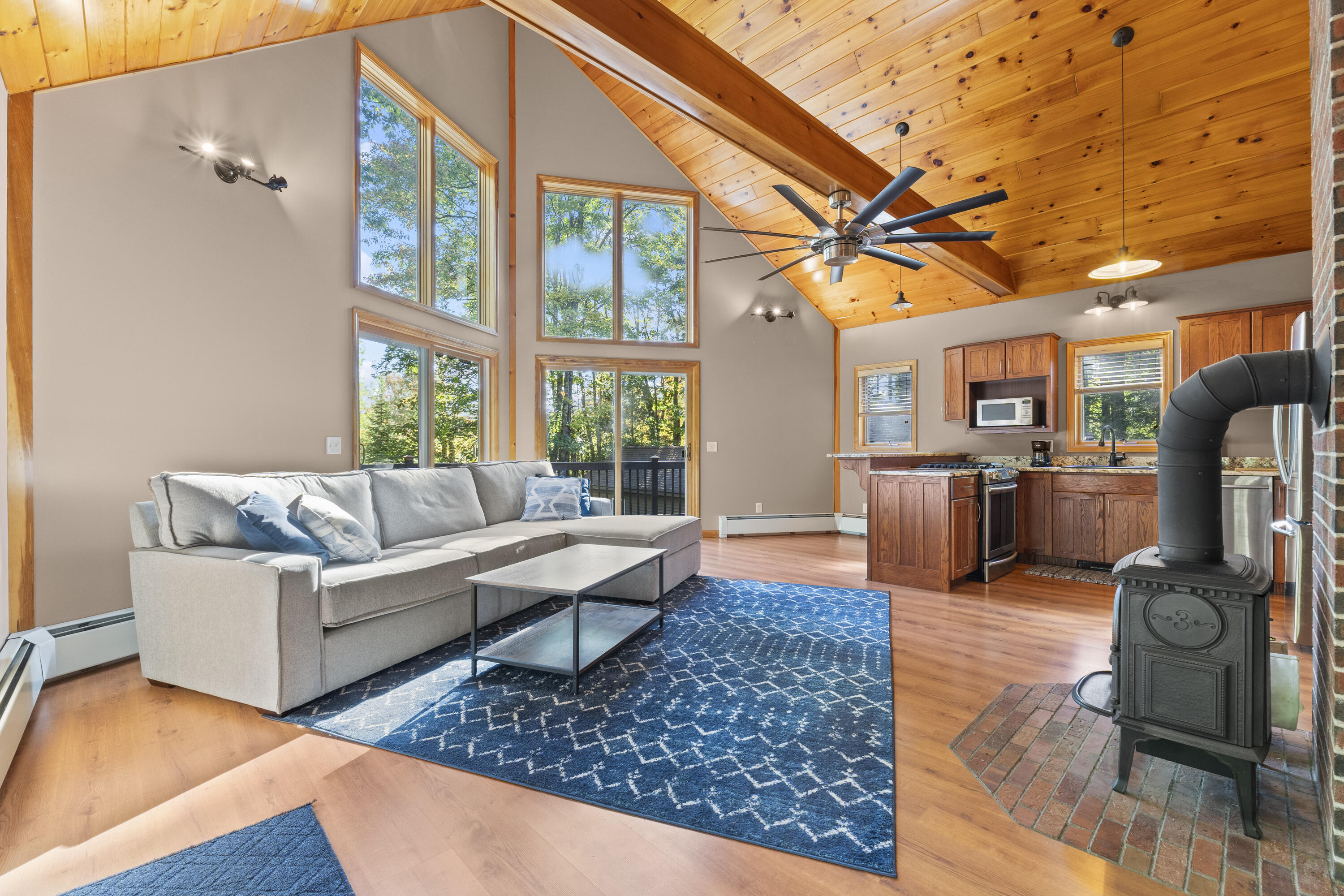 376 Bowdoinham Road Sabattus, ME 04280 - Photo 3 of 81 Open concept kitchen & living