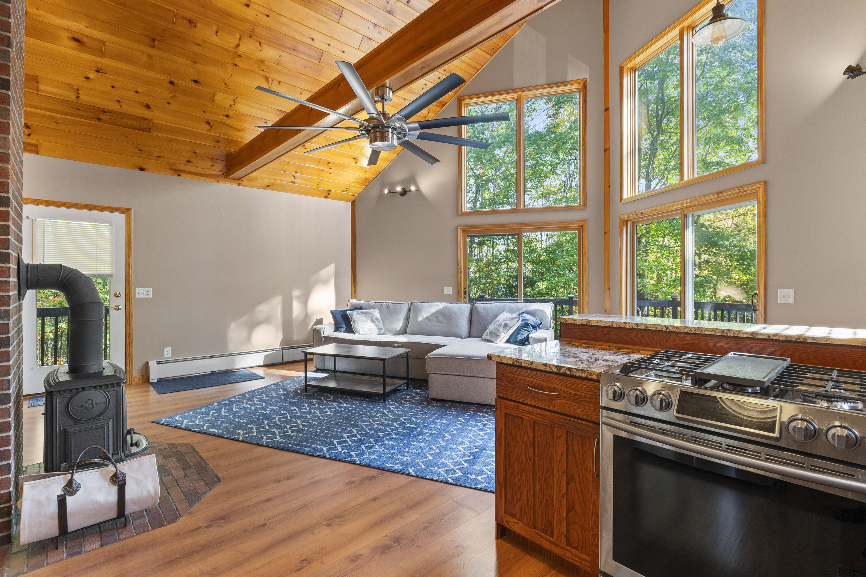 376 Bowdoinham Road Sabattus, ME 04280 - Photo 5 of 81 Open concept kitchen & living