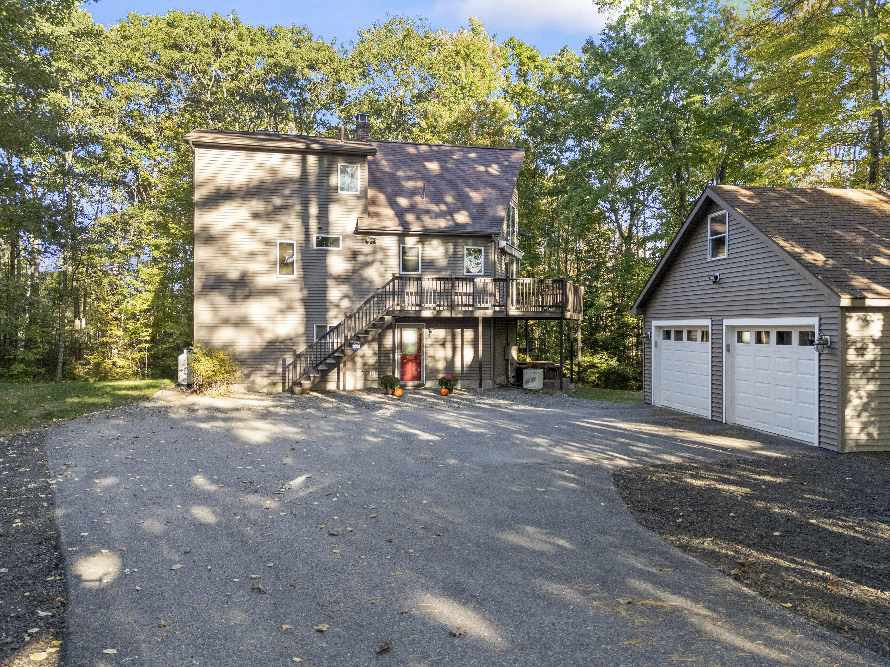 376 Bowdoinham Road Sabattus, ME 04280 - Photo 67 of 81 View When Pulling in to Driveway