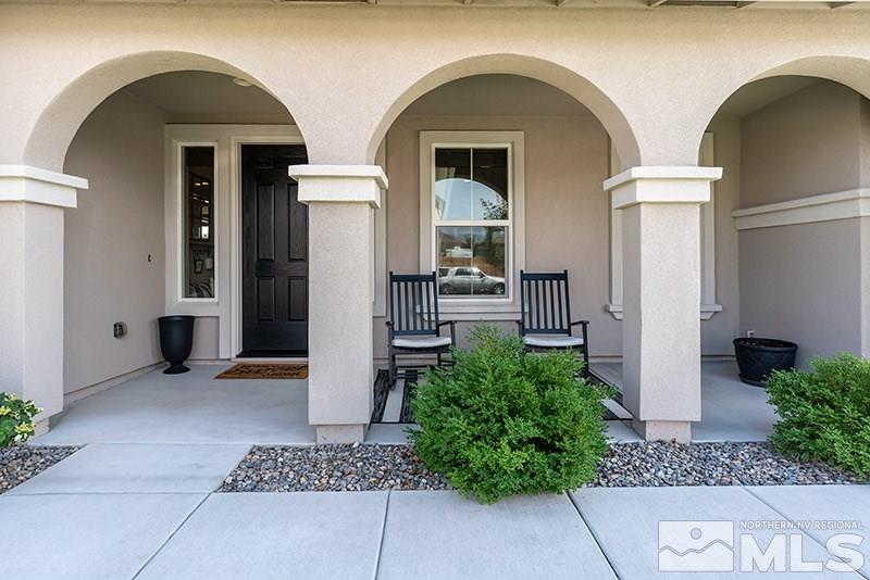 2785 Tobiano Drive Reno, NV 89521 - Photo 3 of 27 a view of front door and porch