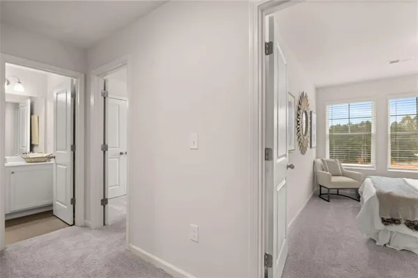 a view of a hallway