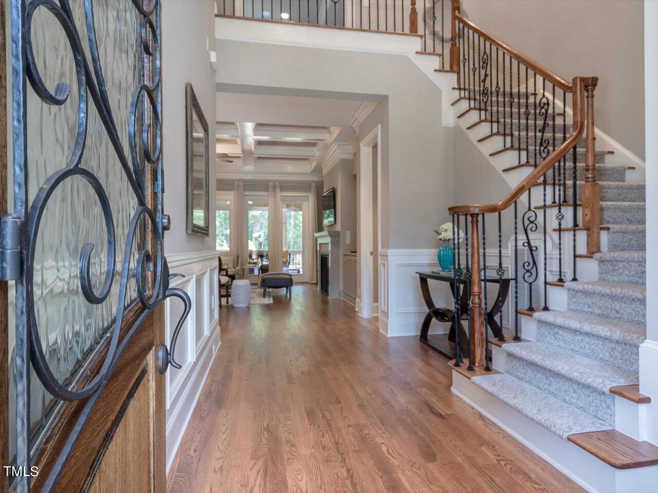 3105 Colmar Manor Drive Cary, NC 27519 - Photo 4 of 61 a view of a livingroom with furniture and wooden floor
