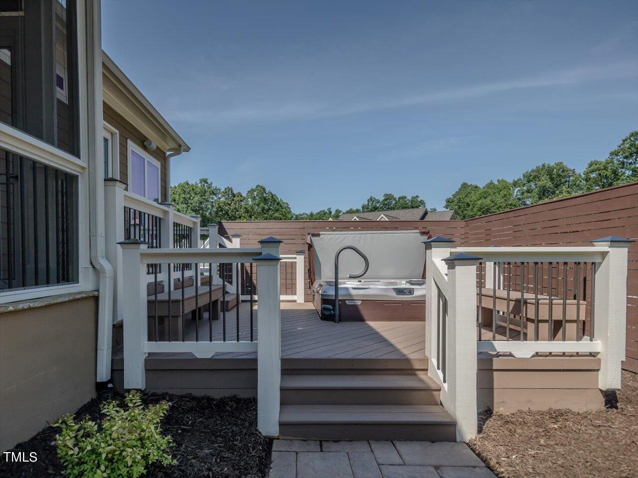 3105 Colmar Manor Drive Cary, NC 27519 - Photo 54 of 61 a view of a house with a balcony