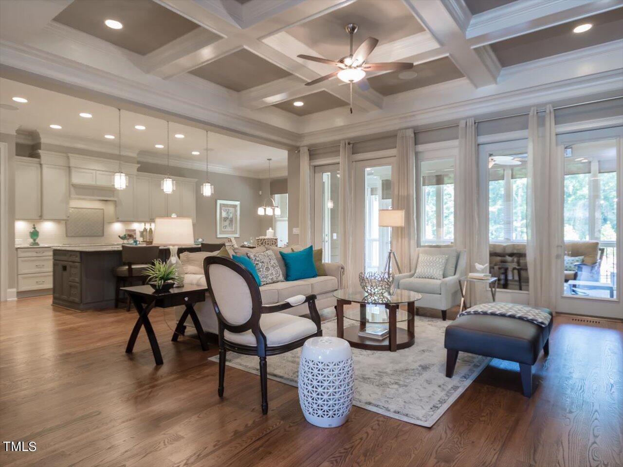 3105 Colmar Manor Drive Cary, NC 27519 - Photo 6 of 61 a living room with furniture and a large window