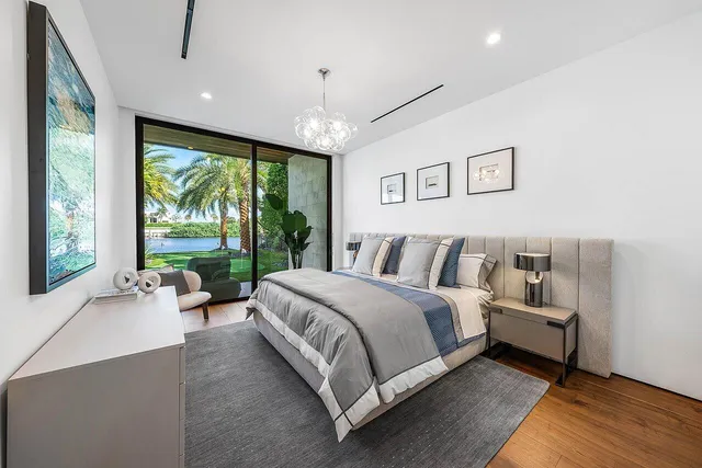 a balcony with furniture