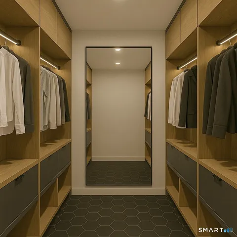 a bathroom with a glass shower door and a sink