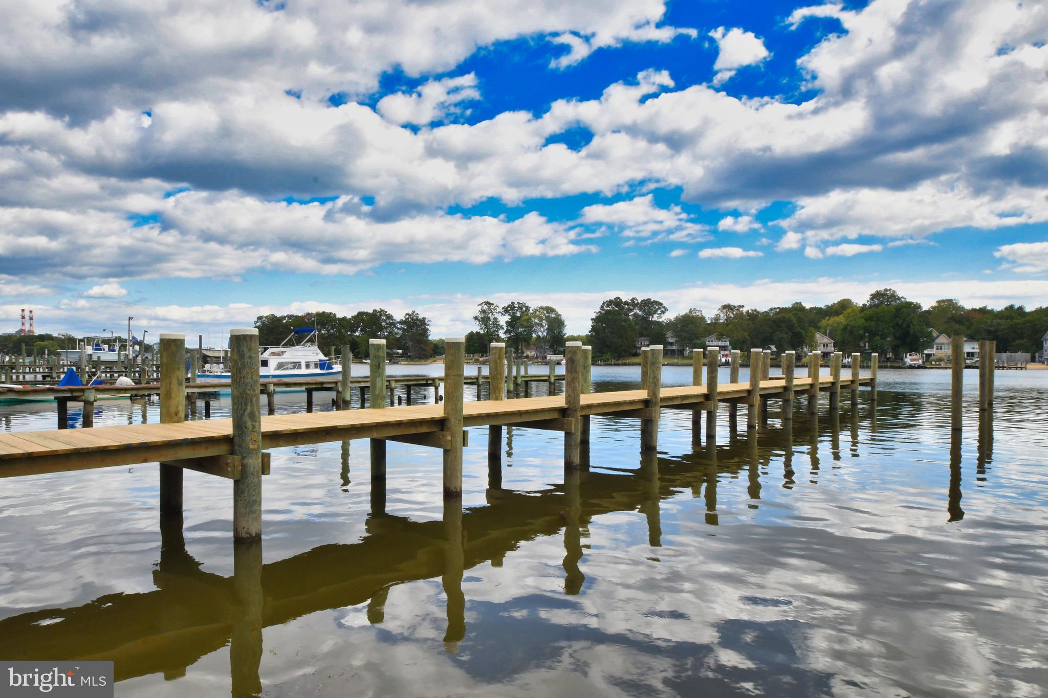 3807 Clarks Point Road Baltimore, MD 21220 - Photo 5 of 5 a view of a lake with a terrace