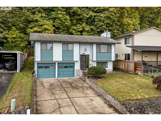 a view of a house with a patio