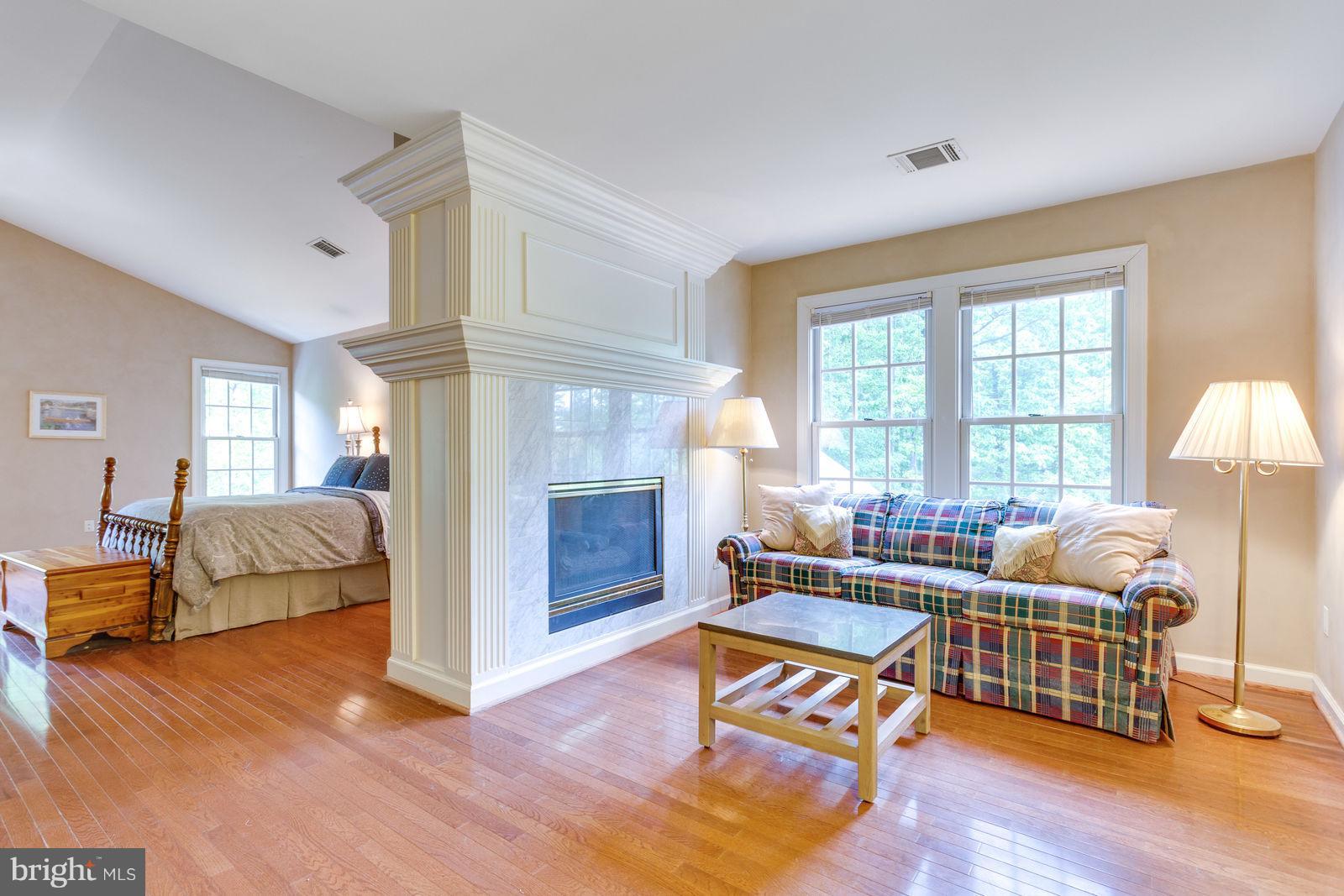 1237 Tottenham Court Reston, VA 20194 - Photo 13 of 30 Sitting Room w/ 2 sided Fireplace