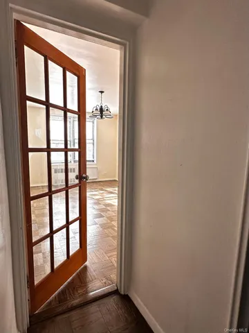 wooden floor in a room