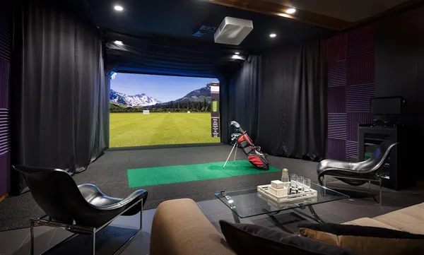 a view of a patio with couches chairs and a potted plant