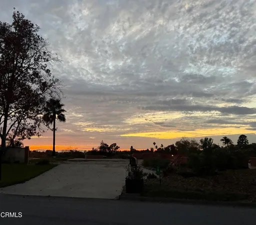 a view of a sky from a lake