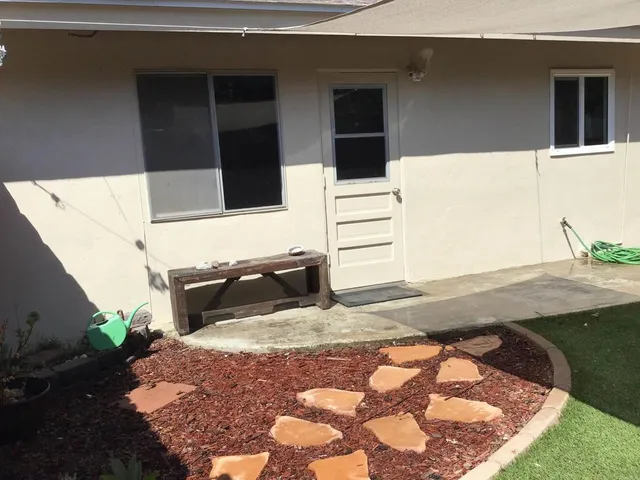 a view of outdoor space and yard