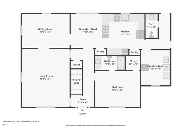 $565,000 | 1611 Salt Lick Place, Murfreesboro, TN 37129