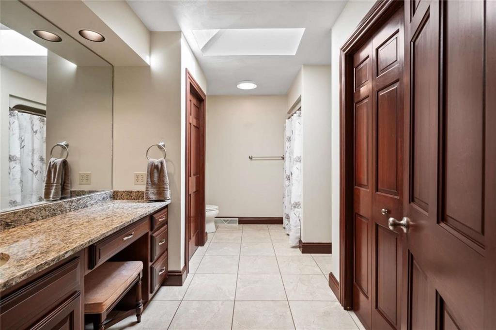 1702 Coulter Road Apollo, PA 15613 - Photo 49 of 50 a view of a bathroom with a granite countertop sink