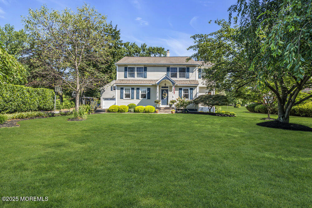 87 Amwell Road Hillsborough, NJ 08844 - Photo 41 of 46 a view of a house with a big yard and sitting area